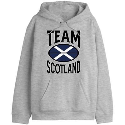 REPUBLIC OF CALIFORNIA "Team Scotland" UXREPCZSW037 Sweatshirt för män, grå melange, storlek L, Melange grå, XS REPUBLIC OF CALIFORNIA "Team Scotland" UXREPCZSW037 Sweatshirt för män, grå melange, storlek L, Melange grå, XS