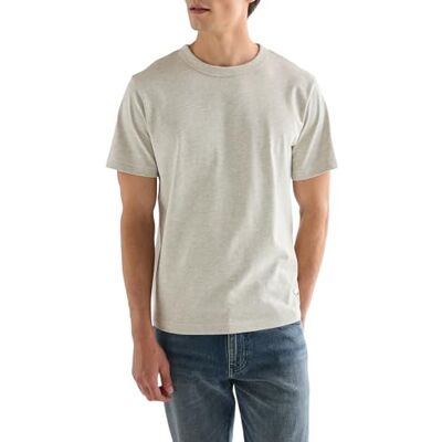 Wrangler herr ss solid t-shirt t-shirt, havre mel, M Wrangler herr ss solid t-shirt t-shirt, havre mel, M