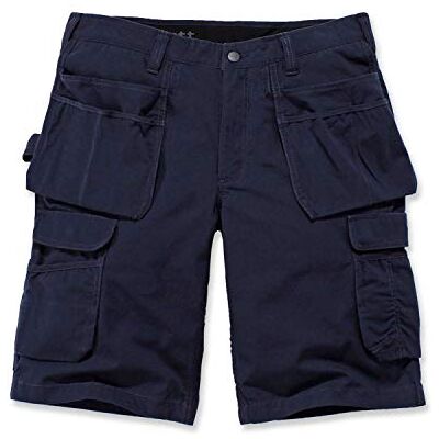 Carhartt 104201.I26.S540 stål multificka herr kort, marinblå, W40 storlek Carhartt 104201.I26.S540 stål multificka herr kort, marinblå, W40 storlek