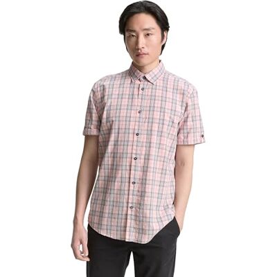 TOM TAILOR herrskjorta, 37982 – Blush Pink Navy Check, XXL TOM TAILOR herrskjorta, 37982 – Blush Pink Navy Check, XXL