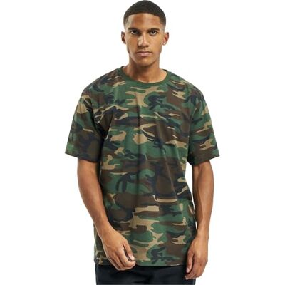 Brandit T-shirt, många (kamouflage) färger, storlekar S till 7XL, Skog, XXL Brandit T-shirt, många (kamouflage) färger, storlekar S till 7XL, Skog, XXL