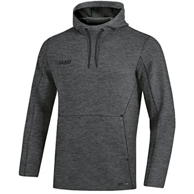 JAKO herr premium basics huva vit anthrazit meliert Small JAKO herr premium basics huva vit anthrazit meliert Small