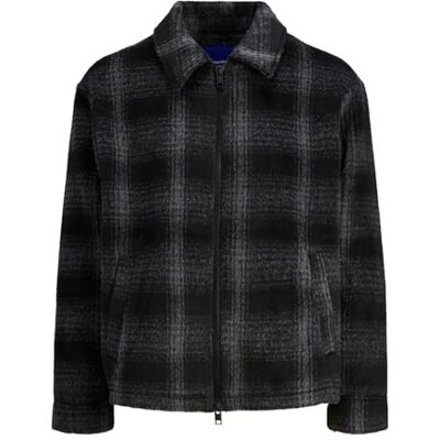 JACK & JONES Jcolunar Fleecejacka för män, svart, L JACK & JONES Jcolunar Fleecejacka för män, svart, L
