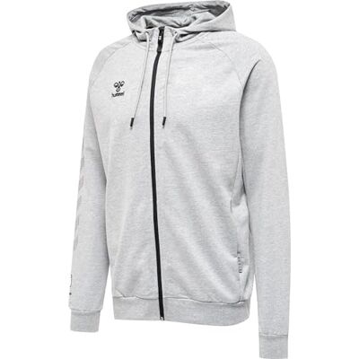 hummel hmlMOVE Grid Cotton huvtröja med dragkedja hummel hmlMOVE Grid Cotton huvtröja med dragkedja