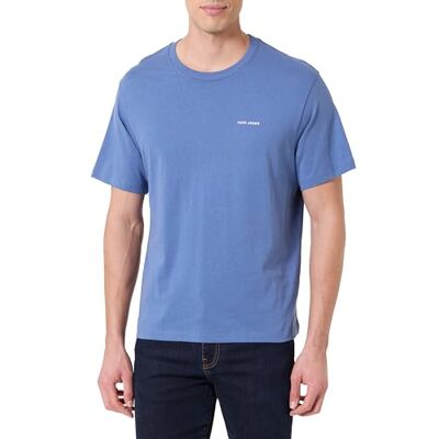 Pepe Jeans herr M Basic Logo T-shirt, Blå (SEA Blue), M, Blå (havsblå), M Pepe Jeans herr M Basic Logo T-shirt, Blå (SEA Blue), M, Blå (havsblå), M