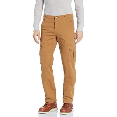 Dickies Herr Duck Cargo Work Utility Pants, Stonewashed brun anka, 44W X 32L Dickies Herr Duck Cargo Work Utility Pants, Stonewashed brun anka, 44W X 32L