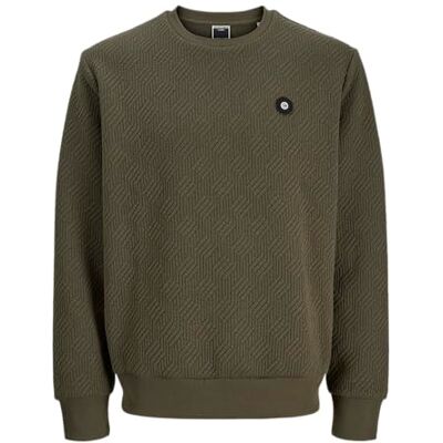 JACK & JONES Jcogeo Sweat Crew Neck SMU, Druva blad, S JACK & JONES Jcogeo Sweat Crew Neck SMU, Druva blad, S