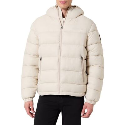 Napapijri Arnel Puffer Jacket Beige Silver, Grå, XL Napapijri Arnel Puffer Jacket Beige Silver, Grå, XL