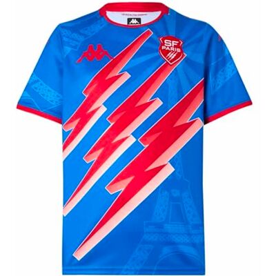 Kappa Rugby-t-shirt för män i fransk stadion Kappa Rugby-t-shirt för män i fransk stadion