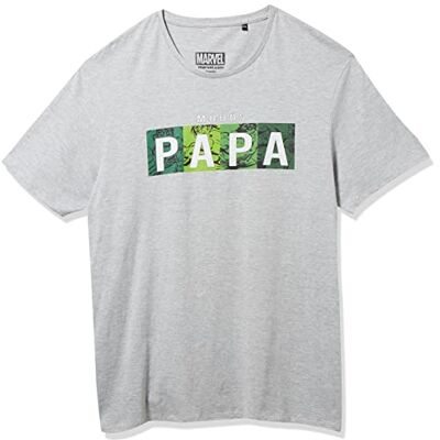 Marvel Herr Memarcots229 T-shirt, gråmelerad, L Marvel Herr Memarcots229 T-shirt, gråmelerad, L