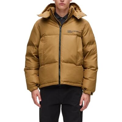 KARL LAGERFELD Jeans, Herr, Puffer, Regular Fit, Brun, XXL KARL LAGERFELD Jeans, Herr, Puffer, Regular Fit, Brun, XXL
