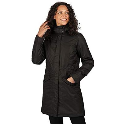 Regatta Rimona vattentät isolerad parkas jacka med huva – mörk kaki Regatta Rimona vattentät isolerad parkas jacka med huva – mörk kaki