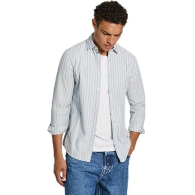 Pepe Jeans herr Marius, skjorta, blå, XS, Blå (Havsblå), XS Pepe Jeans herr Marius, skjorta, blå, XS, Blå (Havsblå), XS