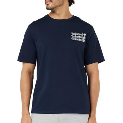 Timberland Kortärmad Tee 2 tier 3, mörk safir, M, Mörk safir, L Timberland Kortärmad Tee 2 tier 3, mörk safir, M, Mörk safir, L