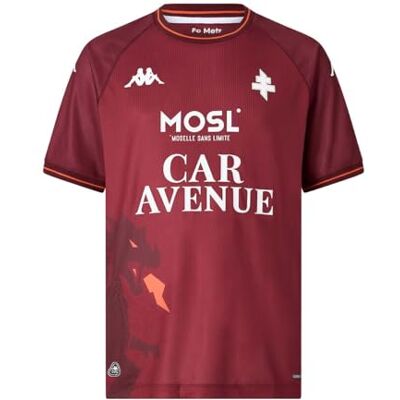 Kappa Kombat Home FC Metz rödbrun herr T-shirt Kappa Kombat Home FC Metz rödbrun herr T-shirt