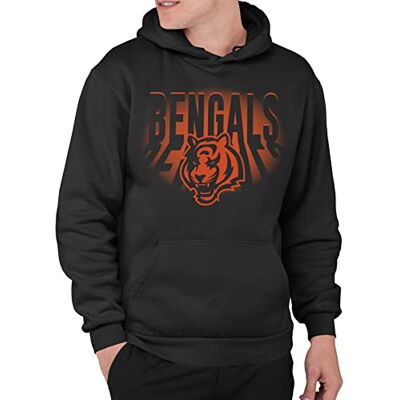 Junk Food unisex NFL team spotlight huvtröja tröja med huva, Cincinatti Bengals, svart, XXL Junk Food unisex NFL team spotlight huvtröja tröja med huva, Cincinatti Bengals, svart, XXL
