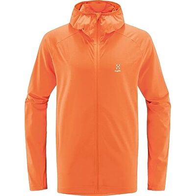 Haglöfs 604823_4N8 MIRRE MID HOOD MEN Jacka MAN FLAME ORANGE Storlek S Haglöfs 604823_4N8 MIRRE MID HOOD MEN Jacka MAN FLAME ORANGE Storlek S