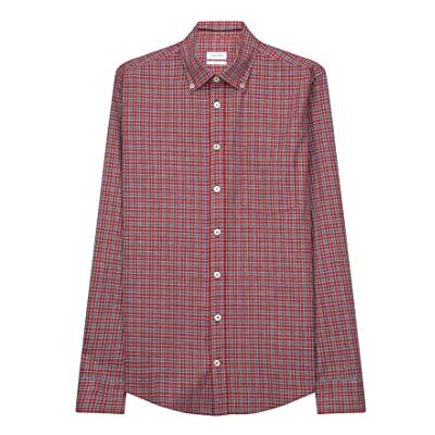 Seidensticker Silkesdekal herr slim fit långärmad twill skjorta, röd, M/4XL Seidensticker Silkesdekal herr slim fit långärmad twill skjorta, röd, M/4XL