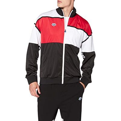 ARENA unisex ikoner jacka lagpanel black-White-Red L ARENA unisex ikoner jacka lagpanel black-White-Red L