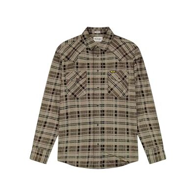 Wrangler Western Shirt för män, Rich Black, L Wrangler Western Shirt för män, Rich Black, L