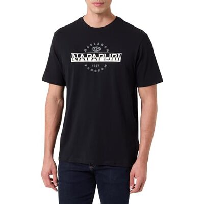 Napapijri Sander T-shirt svart, Svart, M Napapijri Sander T-shirt svart, Svart, M