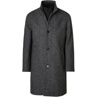 SELECTED FEMME Slhrainar Lano Coat Noos, svart, XXL SELECTED FEMME Slhrainar Lano Coat Noos, svart, XXL