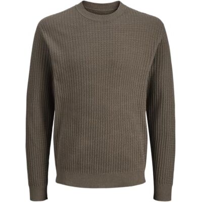 JACK & JONES Jprblubarkley stickad crew neck Ch, Krokodil, M JACK & JONES Jprblubarkley stickad crew neck Ch, Krokodil, M