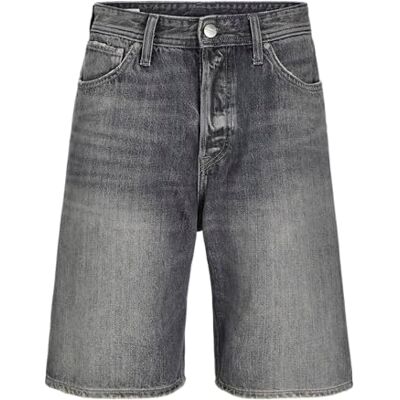 JACK & JONES Jjialex Jjoriginal shorts Am 399 Sn, Svart denim, XXL JACK & JONES Jjialex Jjoriginal shorts Am 399 Sn, Svart denim, XXL