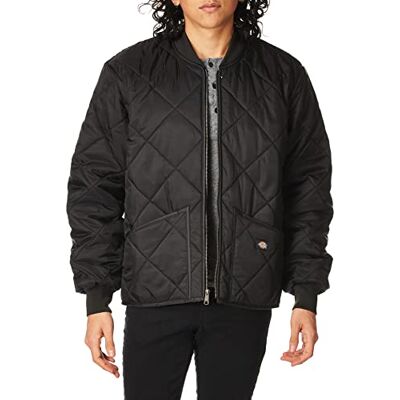 Dickies Diamantjacka för män, Svart, S Dickies Diamantjacka för män, Svart, S