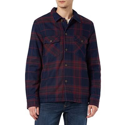 MUSTANG Herrar Daniel CH-JK Jacket, Indigo Twill Check 12347, XXL MUSTANG Herrar Daniel CH-JK Jacket, Indigo Twill Check 12347, XXL