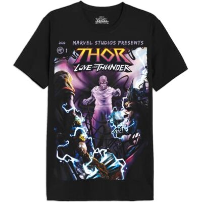 Marvel T-shirt herr, svart, M Marvel T-shirt herr, svart, M