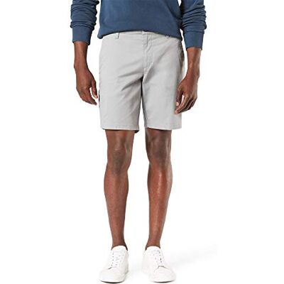 Dockers Ultimate Straight Fit Supreme Flex-shorts för män (standard och stora och långa), Grå folie, 54 Dockers Ultimate Straight Fit Supreme Flex-shorts för män (standard och stora och långa), Grå folie, 54