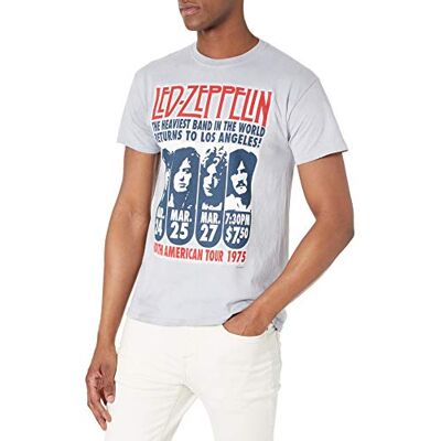 Liquid Blue Herr LED Zeppelin ermos kortärmad t-shirt, Batikfärg, XXL Liquid Blue Herr LED Zeppelin ermos kortärmad t-shirt, Batikfärg, XXL
