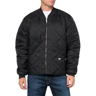 Dickies Diamantjacka för män, Svart, S Dickies Diamantjacka för män, Svart, S