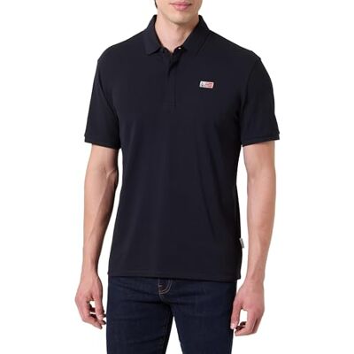 Napapijri Evan Short Sleeve Pikétröja Shirt Svart, Svart, 3XL Napapijri Evan Short Sleeve Pikétröja Shirt Svart, Svart, 3XL