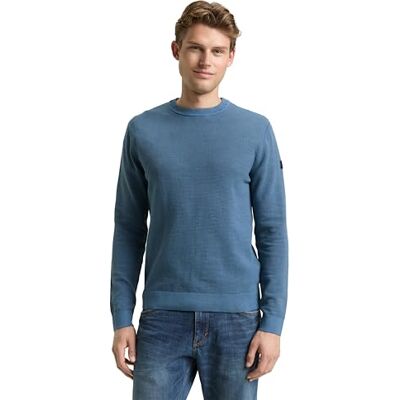 TOM TAILOR herrtröja, 10980 – bleknar uniform blå, M TOM TAILOR herrtröja, 10980 – bleknar uniform blå, M