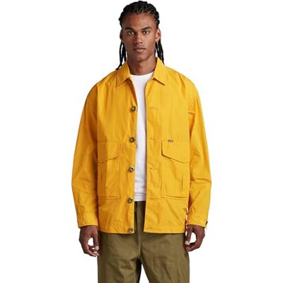 G-STAR RAW Mäns arbetare överdimensionerad jacka, gul (Dull Yellow D296-1213), L, Gul (Dull Yellow D296-1213), L G-STAR RAW Mäns arbetare överdimensionerad jacka, gul (Dull Yellow D296-1213), L, Gul (Dull Yellow D296-1213), L