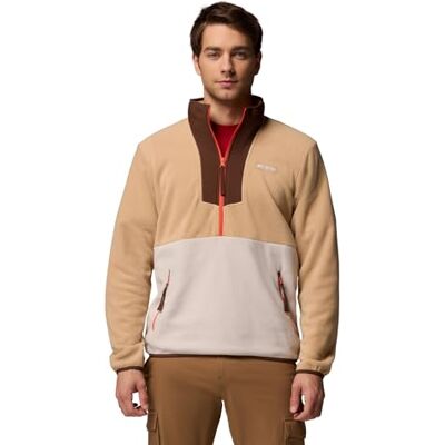 Columbia Sequoia Grove Fleecejacka med Halvlång Dragkedja, Ytterplagg Polyfleece, Miljövänligt Material, Säkra Fickor, Flexibel Kant Herr Columbia Sequoia Grove Fleecejacka med Halvlång Dragkedja, Ytterplagg Polyfleece, Miljövänligt Material, Säkra Fickor, Flexibel Kant Herr