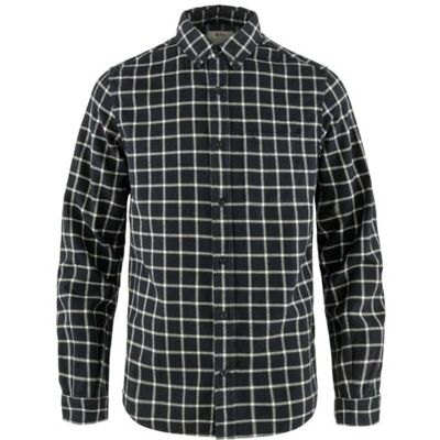 Fjällräven Övik Flanelltröja för män, mörk marin/krita vit, XXL, svart, XXL Fjällräven Övik Flanelltröja för män, mörk marin/krita vit, XXL, svart, XXL