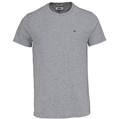 Tommy Jeans herr Tjm Xslim Jersey Tee Dm0dm04411 T-shirt, Grå (Lt Grey Htr), XS Tommy Jeans herr Tjm Xslim Jersey Tee Dm0dm04411 T-shirt, Grå (Lt Grey Htr), XS