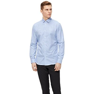 SELECTED HOMME Herr Shdonenew-Mark skjorta Ls Noos affärströja, Flerfärgad (Skyway Checks), XL SELECTED HOMME Herr Shdonenew-Mark skjorta Ls Noos affärströja, Flerfärgad (Skyway Checks), XL