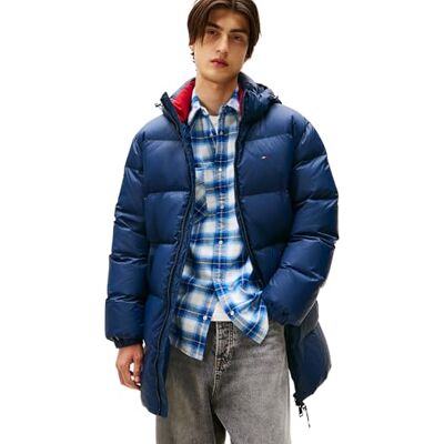 Tommy Jeans herr TJM ESSENTIAL DOWN PARKA DM0DM20466 andra jackor, blå (Dark Night Navy), M, Blå (mörk natt marinblå), M Tommy Jeans herr TJM ESSENTIAL DOWN PARKA DM0DM20466 andra jackor, blå (Dark Night Navy), M, Blå (mörk natt marinblå), M
