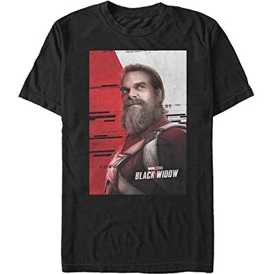 Marvel Unisex svart Widow-Guardian porträtt ekologisk kortärmad t-shirt, M, svart, M Marvel Unisex svart Widow-Guardian porträtt ekologisk kortärmad t-shirt, M, svart, M