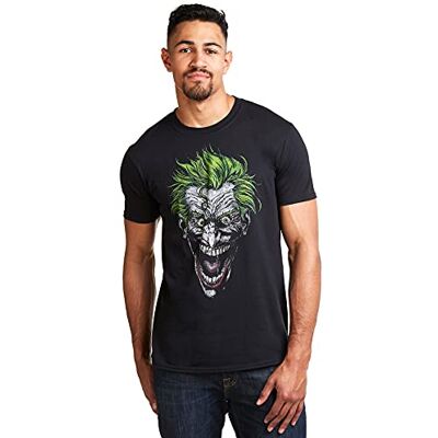 DC Comics Joker T-shirt för män, Svart, L DC Comics Joker T-shirt för män, Svart, L
