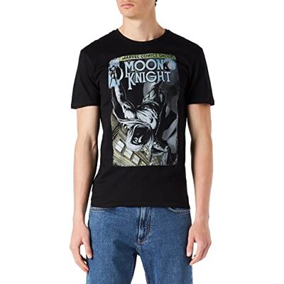 Marvel , Svart, storlek S T-shirt herr MEMOONXTS004, svart, S Marvel , Svart, storlek S T-shirt herr MEMOONXTS004, svart, S
