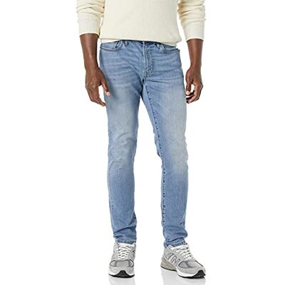 Amazon Essentials herr Skinny-fit High Stretch Jean, lätt tvätt, 40 B x 30 L Amazon Essentials herr Skinny-fit High Stretch Jean, lätt tvätt, 40 B x 30 L