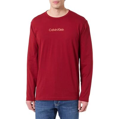 Calvin herr L/S crew neck 000NM2771E sovtopp, röd (höst bär), S, Röd (Höst bär), S Calvin herr L/S crew neck 000NM2771E sovtopp, röd (höst bär), S, Röd (Höst bär), S