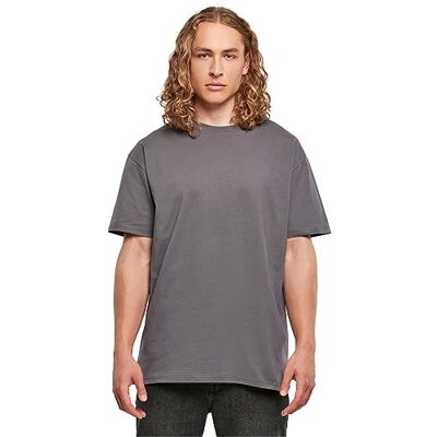 Build Your Brand Urban Classics Män Heavy Oversize Tee T-shirt för män, finns i många olika färger, storlekar S – 5XL, Mörkgrå, M Build Your Brand Urban Classics Män Heavy Oversize Tee T-shirt för män, finns i många olika färger, storlekar S – 5XL, Mörkgrå, M