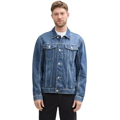 TOM TAILOR herr 1044967 jeansjacka, 10119-Used Mid Stone Blue Denim, XS, 10119 – Used Mid Stone Blue Denim, XS TOM TAILOR herr 1044967 jeansjacka, 10119-Used Mid Stone Blue Denim, XS, 10119 – Used Mid Stone Blue Denim, XS