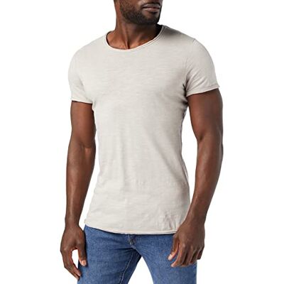 KEY LARGO Herr Bread New Round T-shirt, Dove Grey (1123), grå KEY LARGO Herr Bread New Round T-shirt, Dove Grey (1123), grå